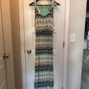 Multi colored maxi dress